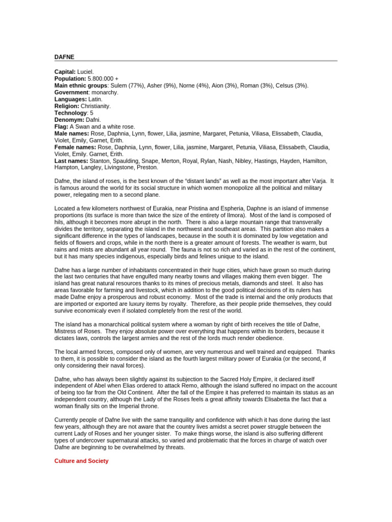 Dafne | PDF