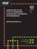 Guidelines For Use of The ILO Inernational Classification Od Radio Graphs of Pneumoconioses