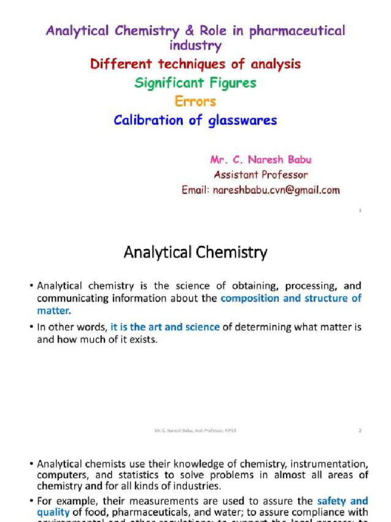 Errors & Significant Figures | PDF