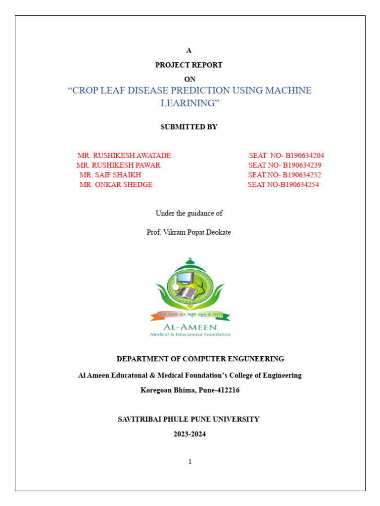 Project Report Format | PDF