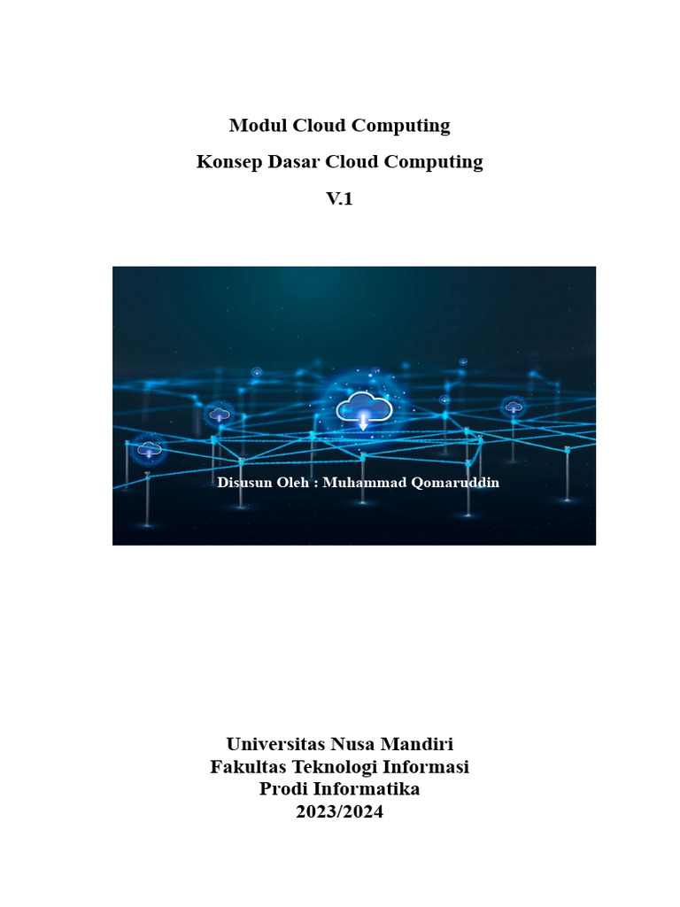 Konsep Dasar Cloud Computing | PDF
