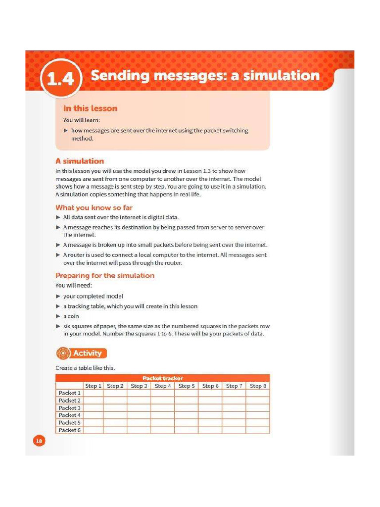Sending Messages Simulation | PDF