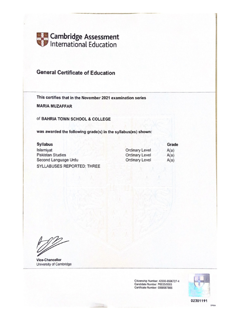 Cambridge Assessment | PDF