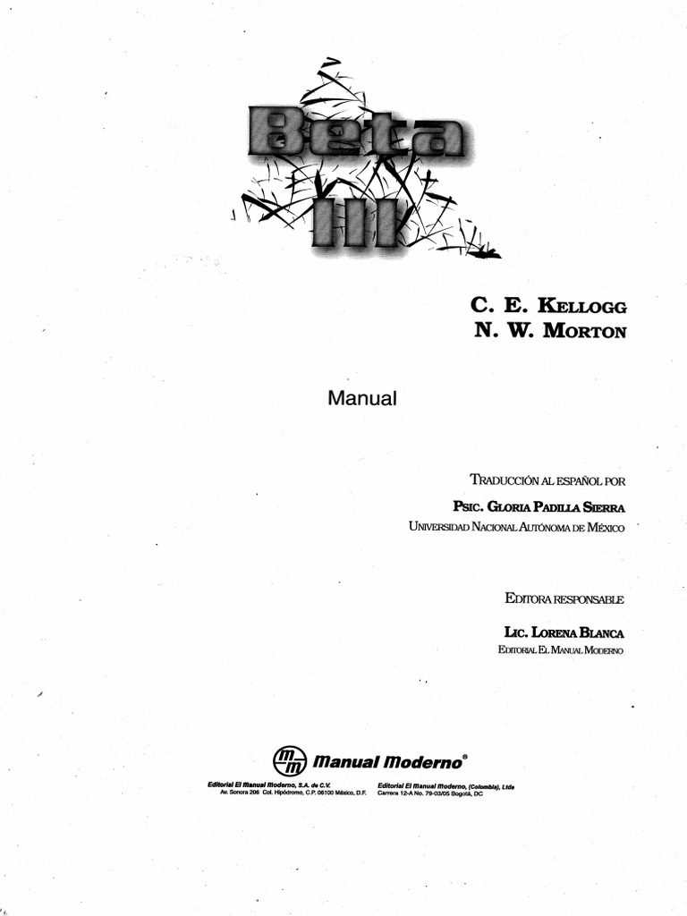 Beta III - Manual | PDF