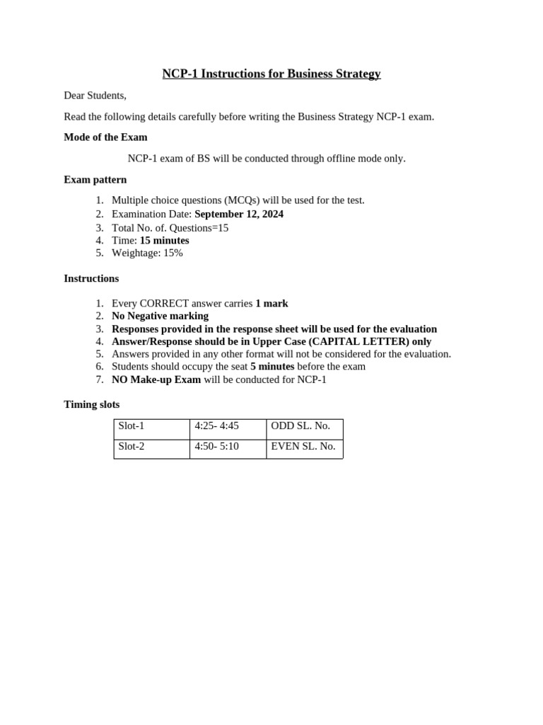NCP1 Instructions | PDF | Technology & Engineering