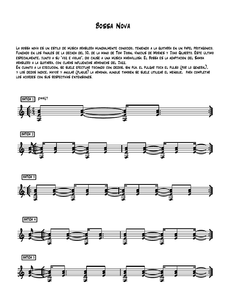 Bossa Nova - Guitarra III | PDF