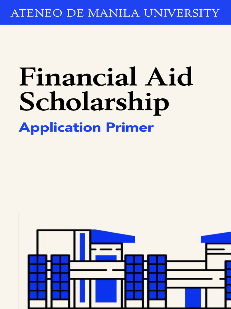 Ateneo Financial Aid Scholarship Guide | PDF | Student Financial Aid In ...