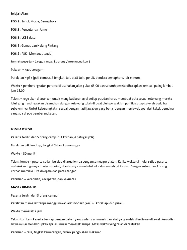 Juknis lomba update pdf