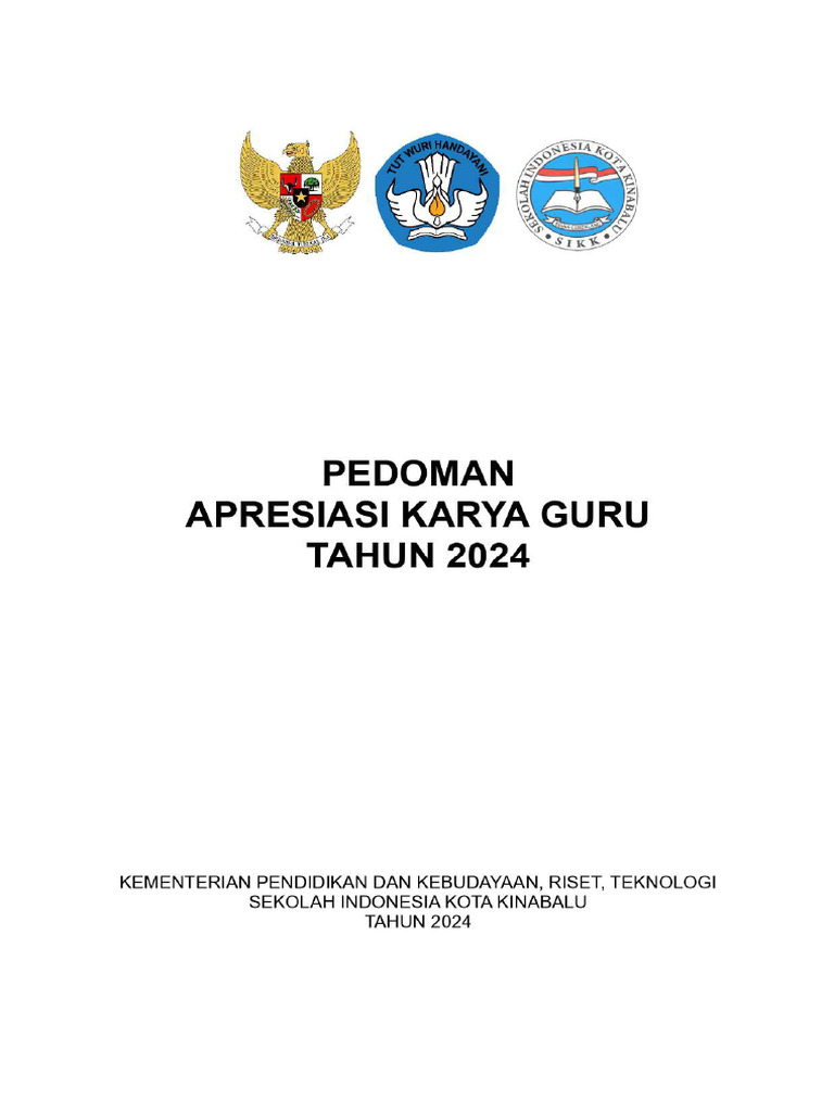 Pedoman Apresiasi Karya Guru 2024 | PDF