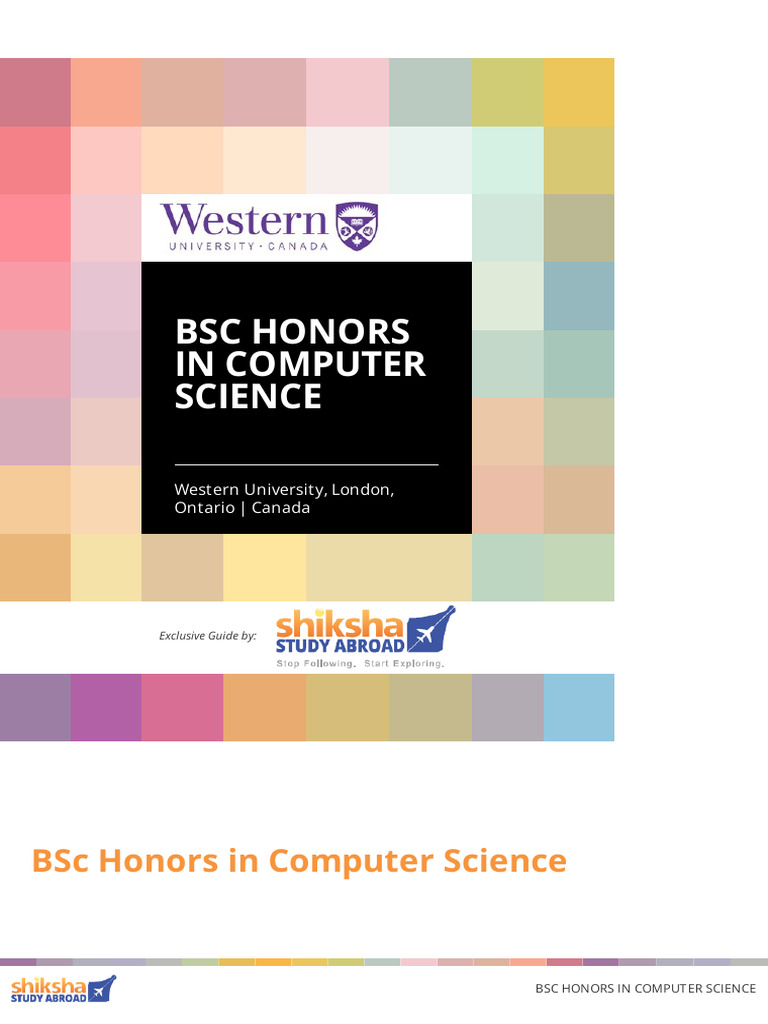 BSC Honors in Computer Science Western University | PDF