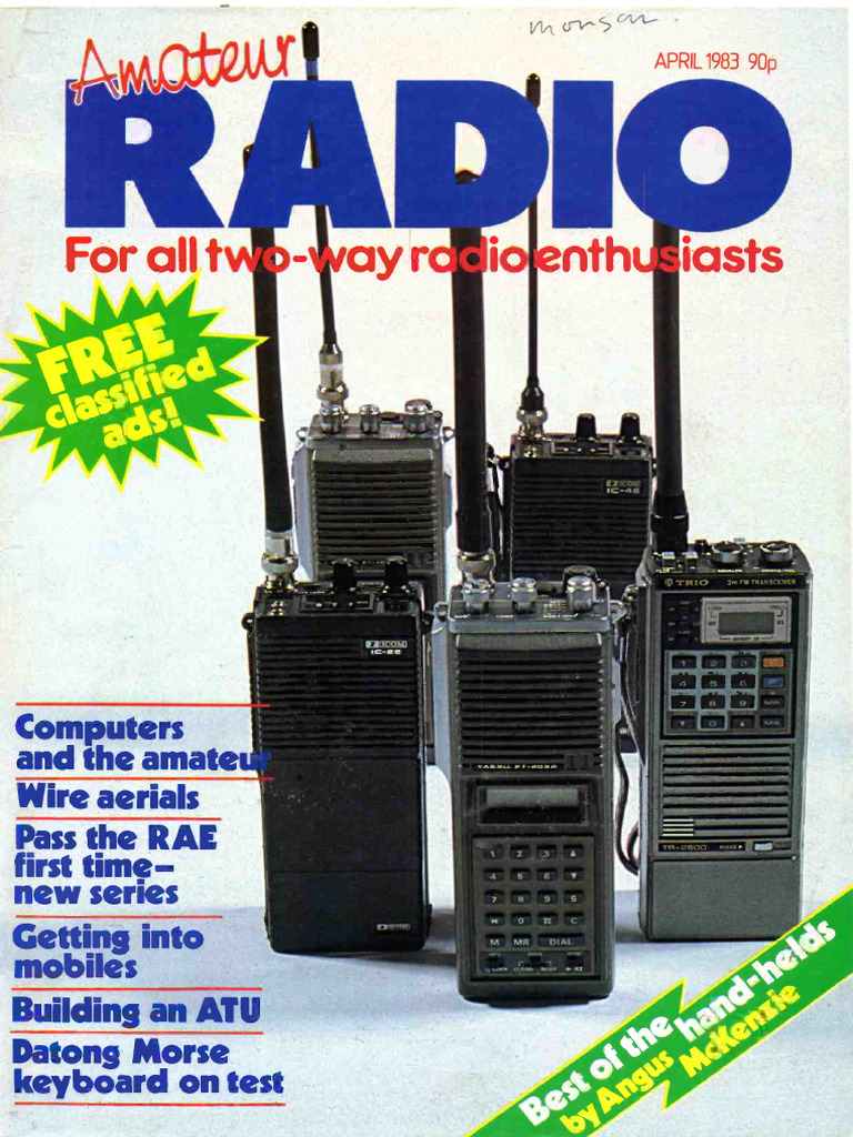 10 & “Harmony” COMPLETE BOX【GOODS】のみ！ Amateur Radio 1983 04 | PDF