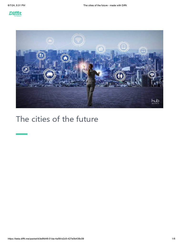 The cities of the future | PDF