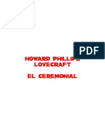 H.P.lovecraft - El Ceremonial