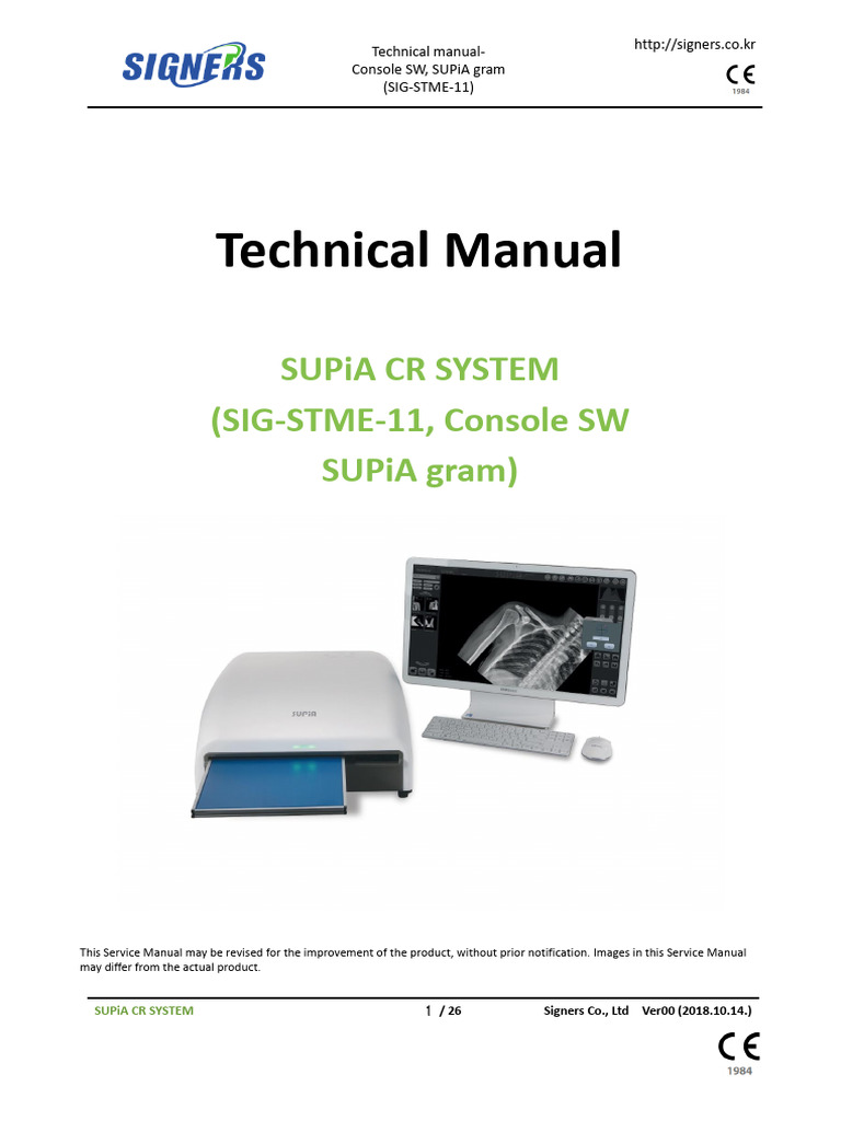 SUPiA CR System Calibration Manual | PDF | Calibration | Computing