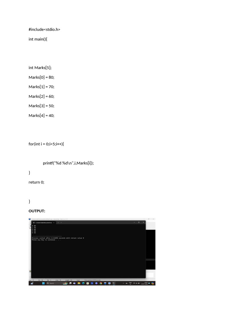C Assignment | PDF