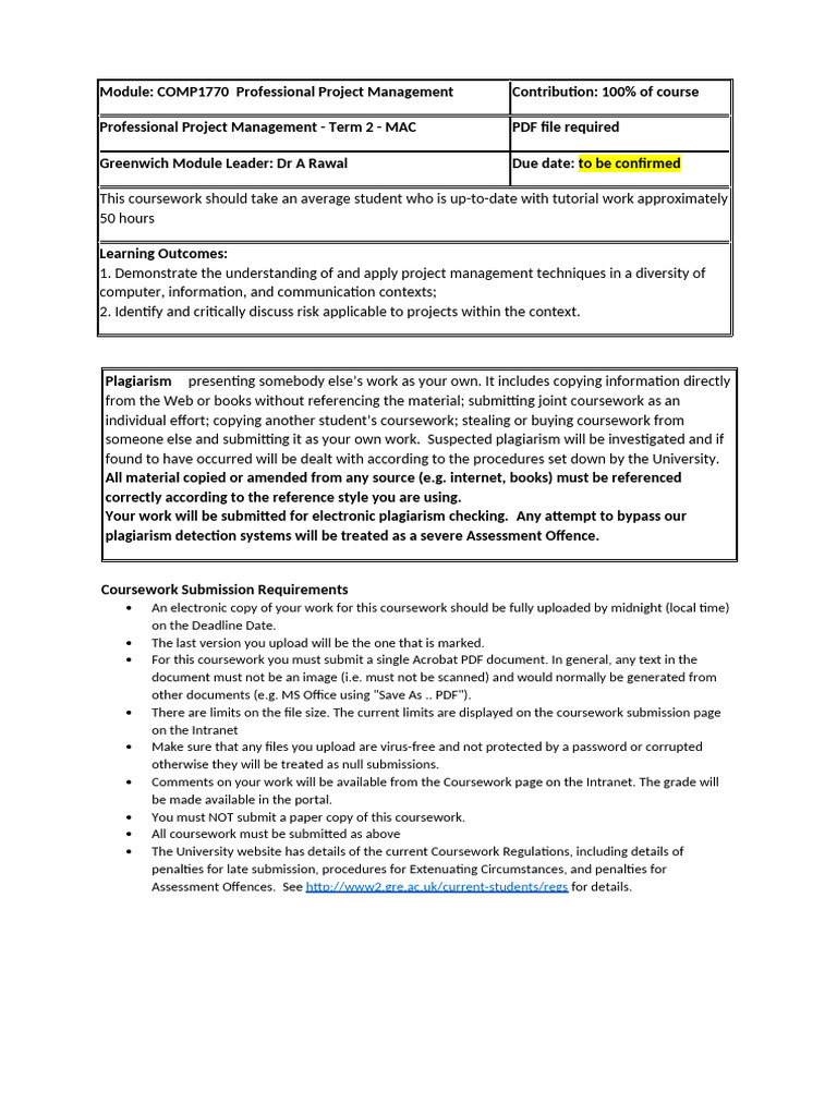 COMP1770 CW 2023 - 24 - Collabs Term 2.GroupWork | PDF