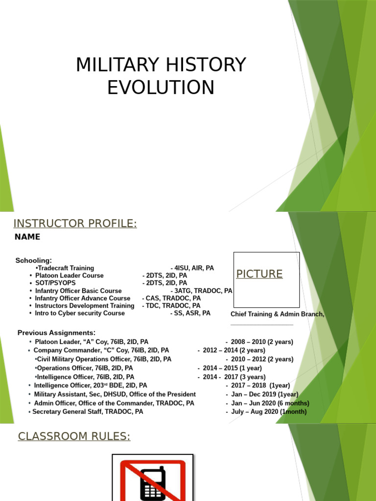 Military History Evolution | PDF
