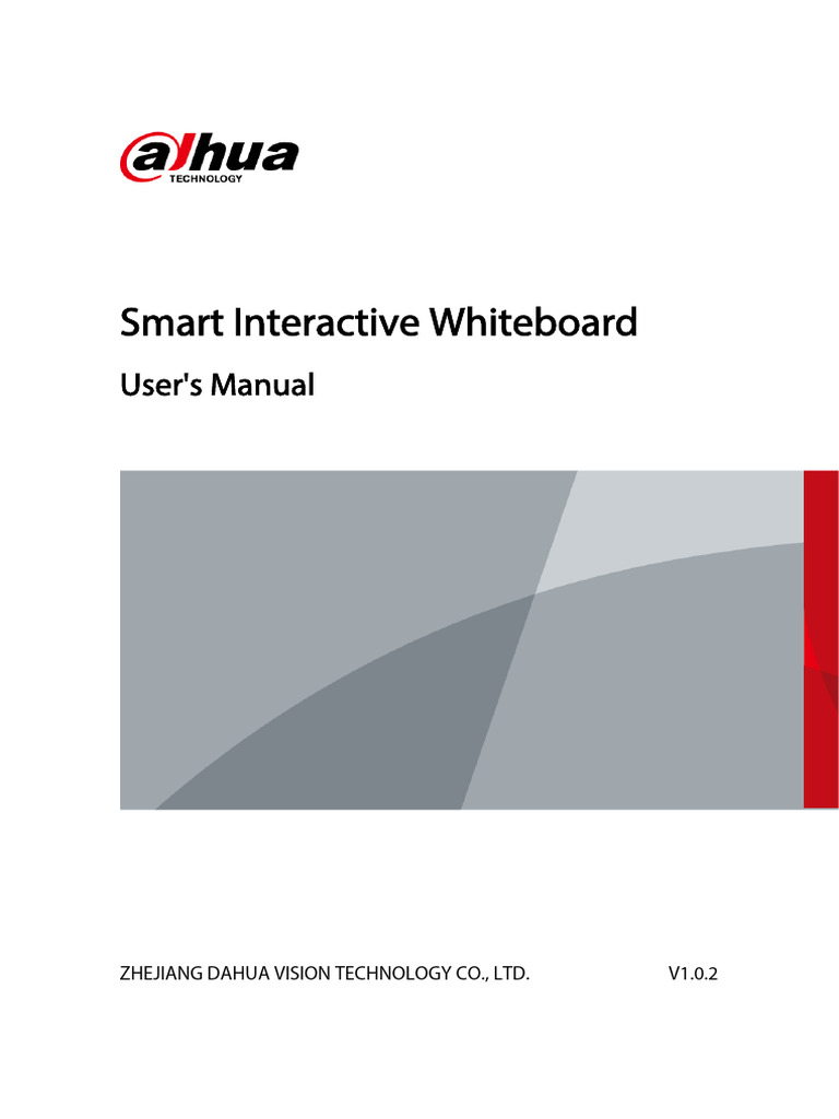 Smart Interactive Whiteboard Manual | PDF | Hdmi | Usb
