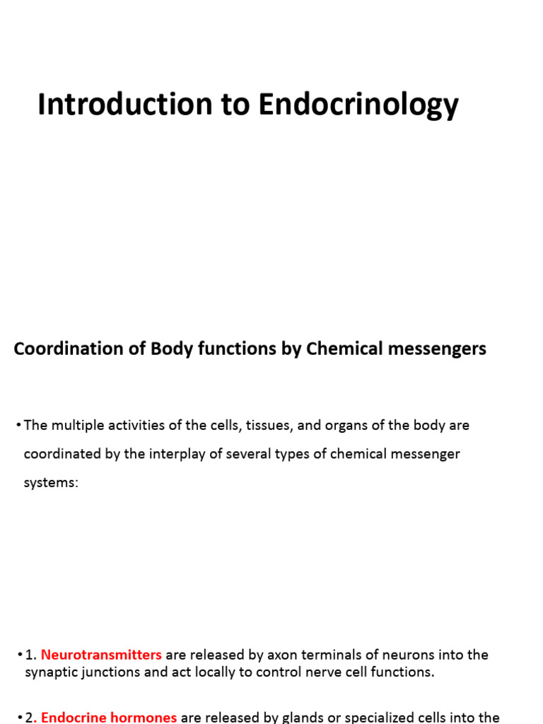 Introduction Endocrine Physiology | PDF