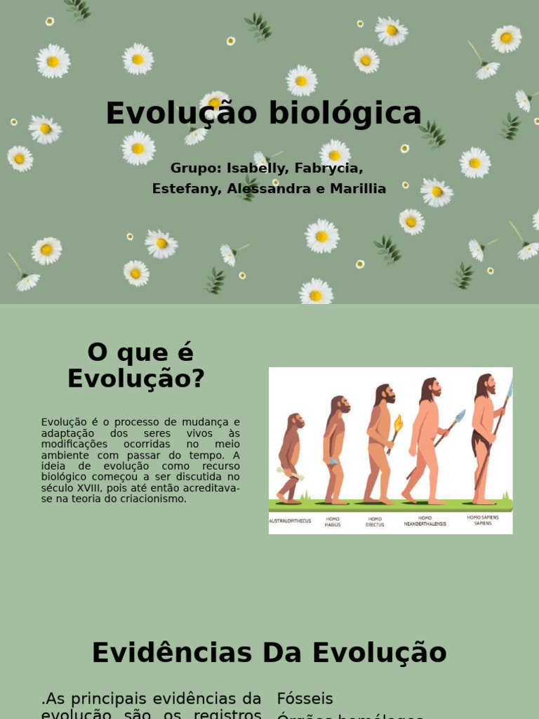 Evolução Biológica | PDF