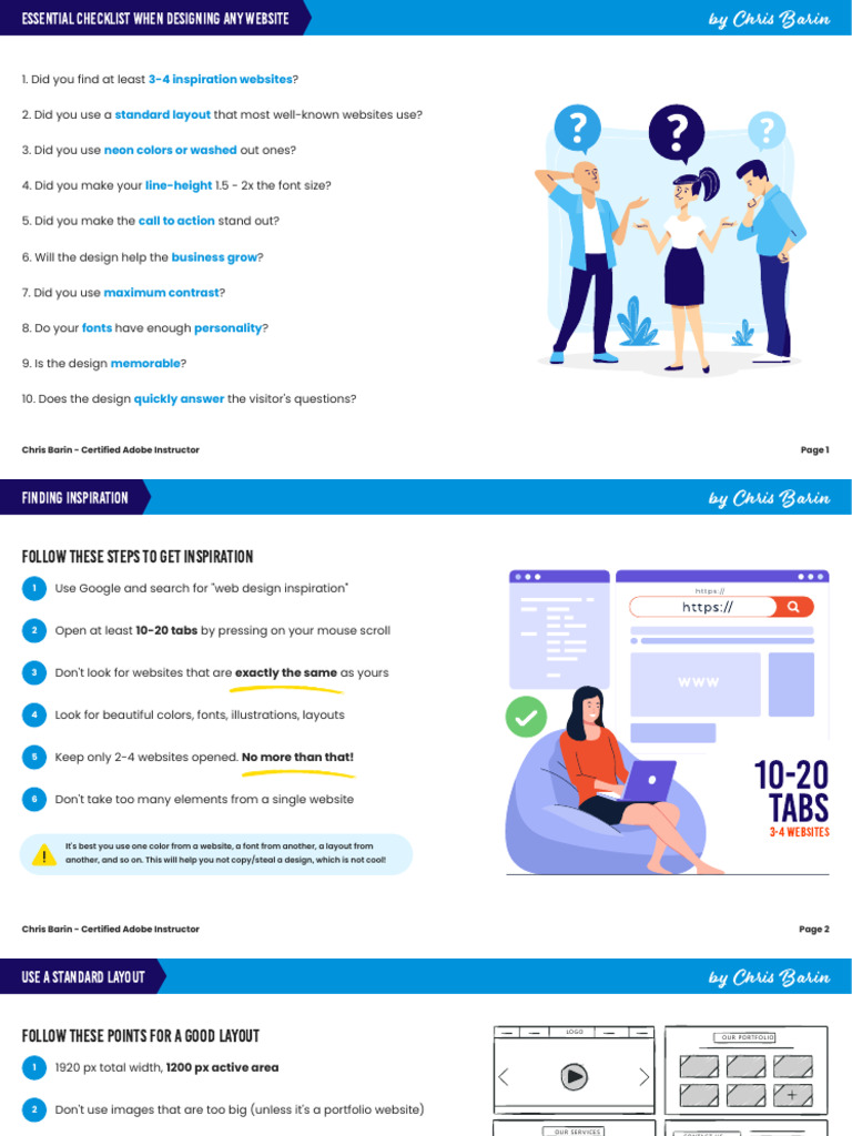 Web Design Checklist | PDF