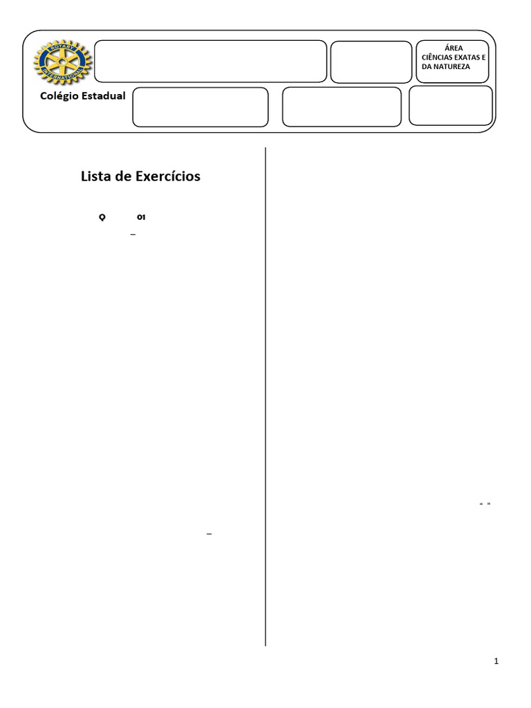 Pdf Atividade De Matematica Pdf