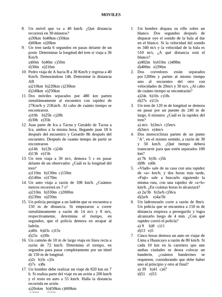 MOVILES | PDF | Ciencia y matemáticas