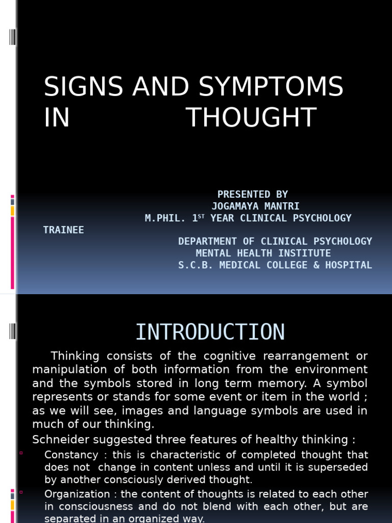 Thought | PDF