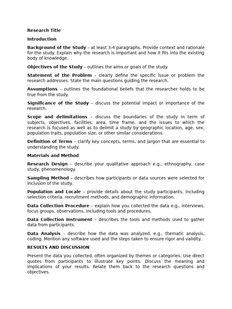 Imrad Format | PDF