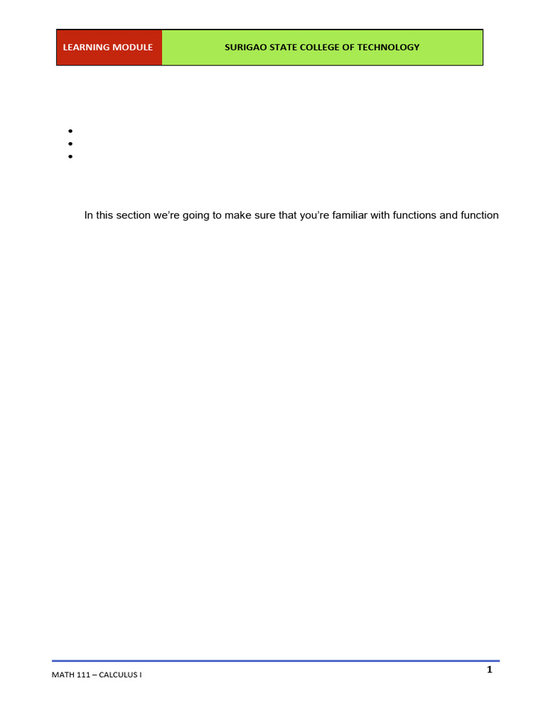 Calculus module 1 pdf