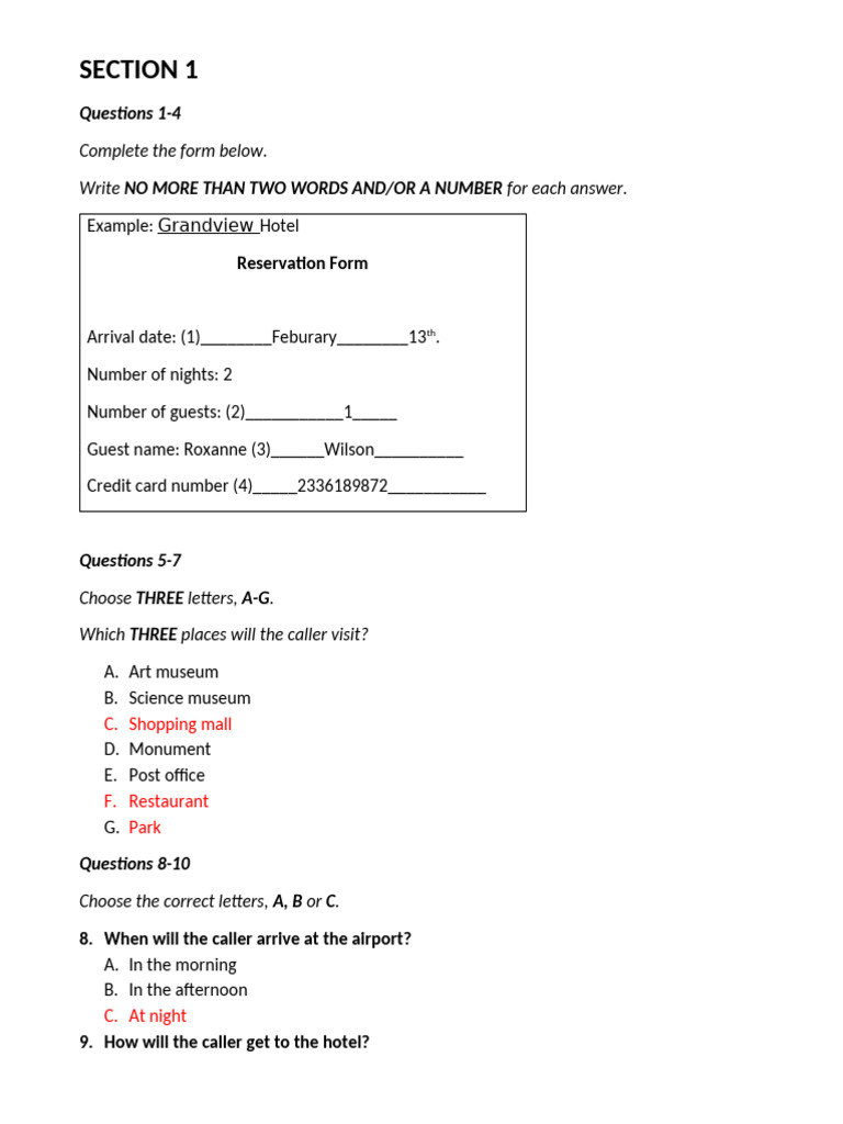 Practice Test 3 - Listening - CPLT | PDF