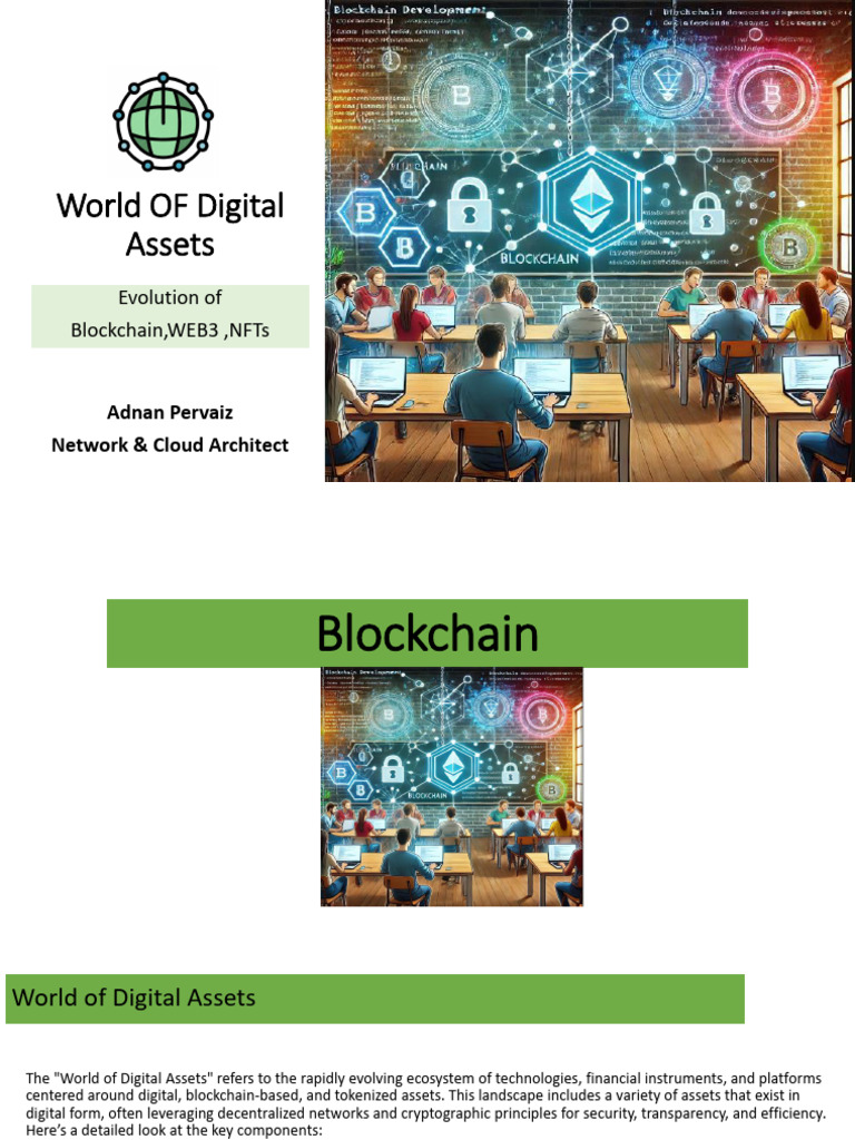 Evolution of Digital Assets (BlockChain, WEB3, NFT) | PDF | Computer ...