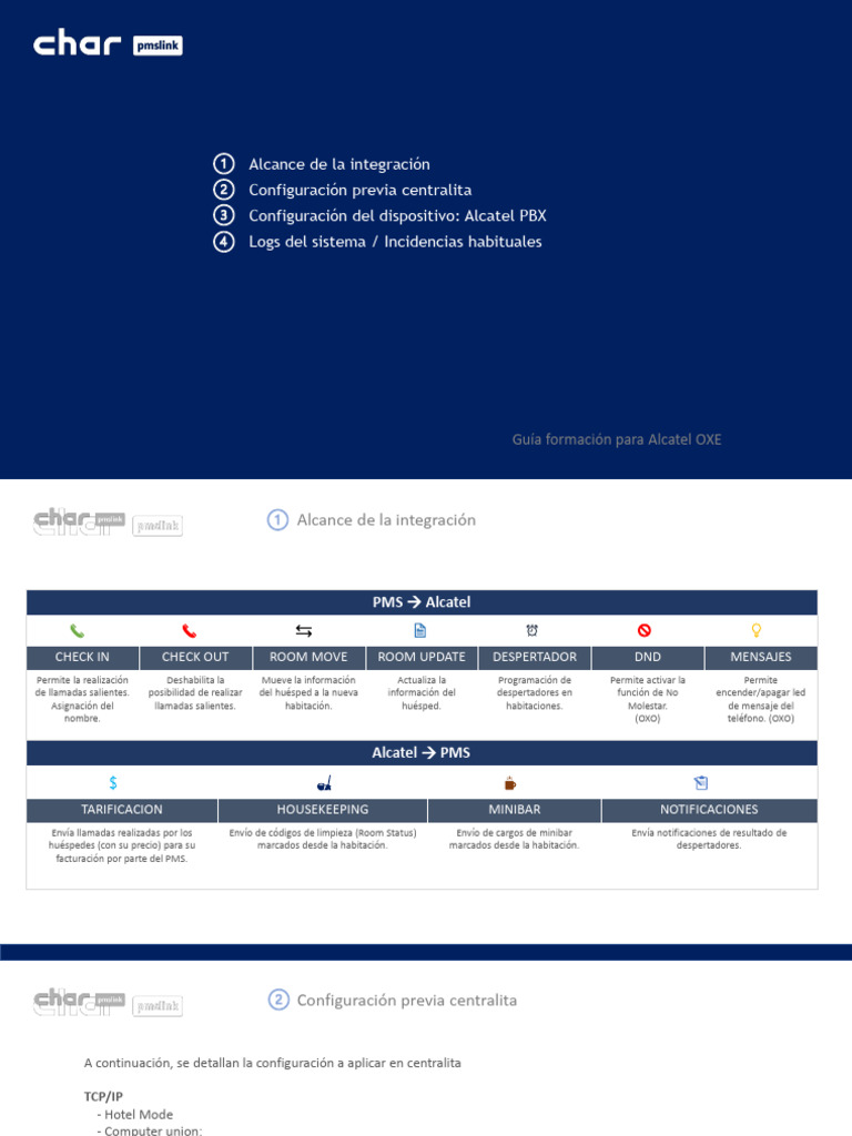 Training Guide Alcatel Oxe Es | PDF