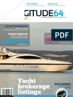 Longitude 64 MotorYachts Edition magazine January 2012 issue - Luxury Yacht Brokerage and Yacht Charter 