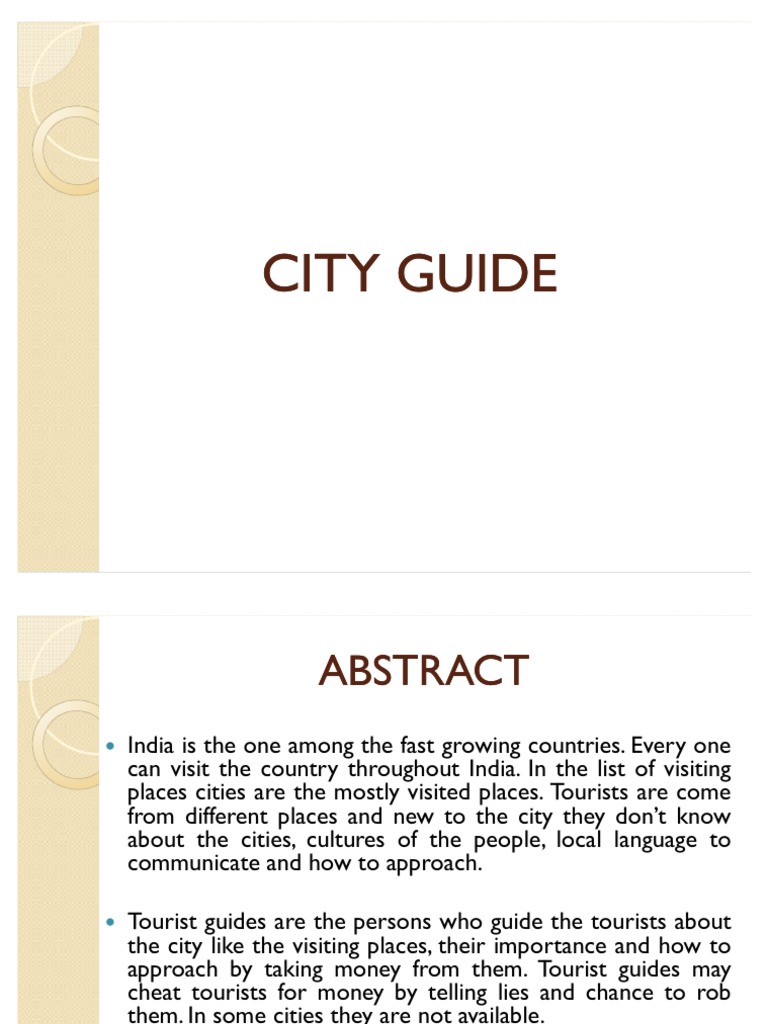 Cityguide FINAL | PDF | Computing | Computer Engineering