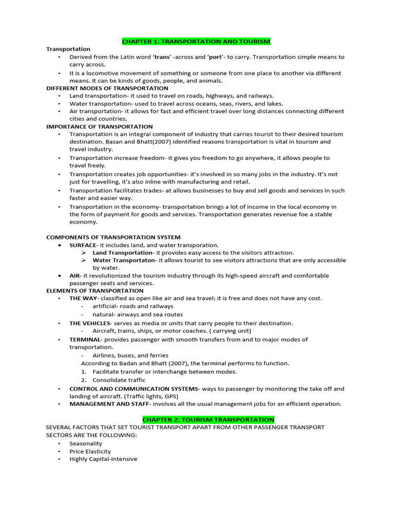 Chapter 1 3 Transportation Management | PDF | Wright Brothers | Business