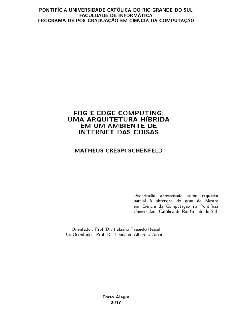 Dis Matheus Crespi Schenfeld Completo | PDF