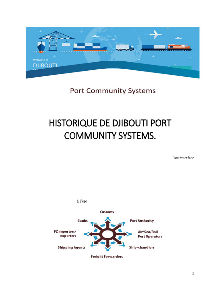 DPCS : Transformation logistique à Djibouti | PDF | Logistique | Transport