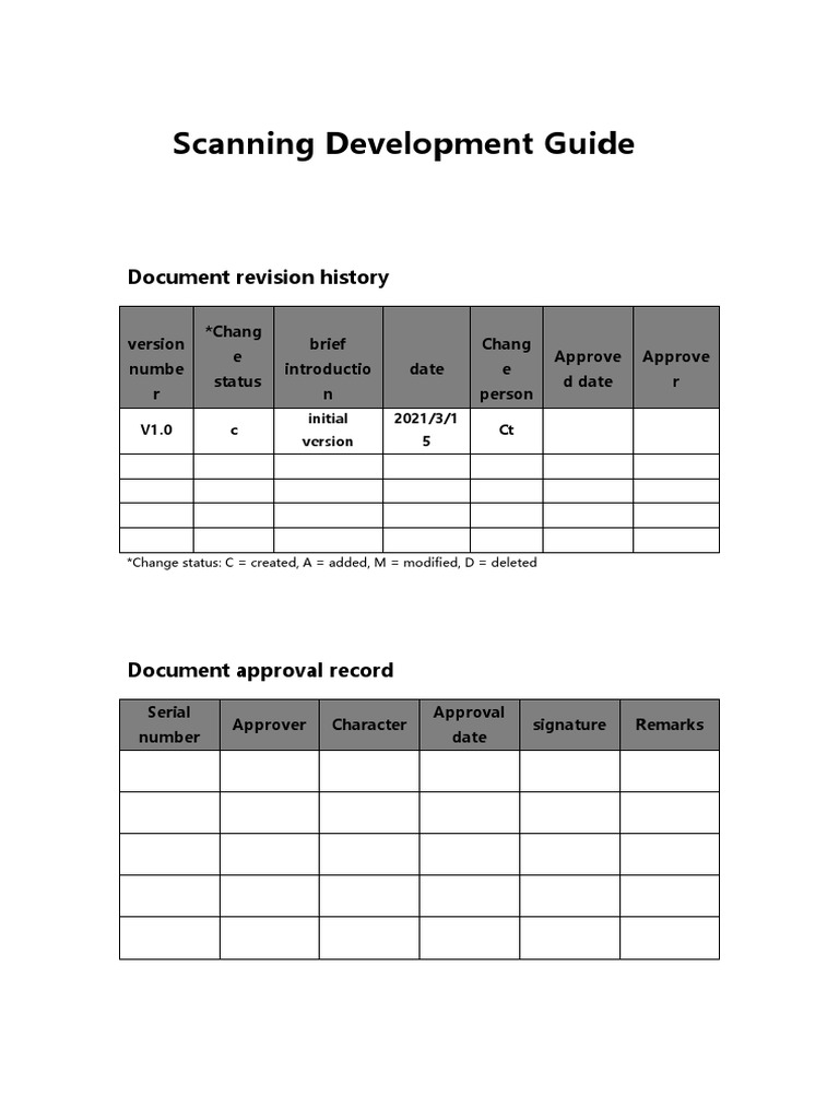 Scanner Development Guide - v2.EN | PDF