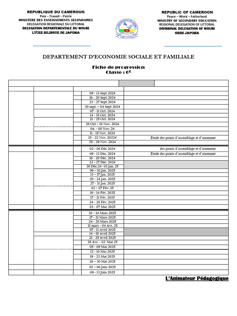 PROGRESSSION ESF | PDF