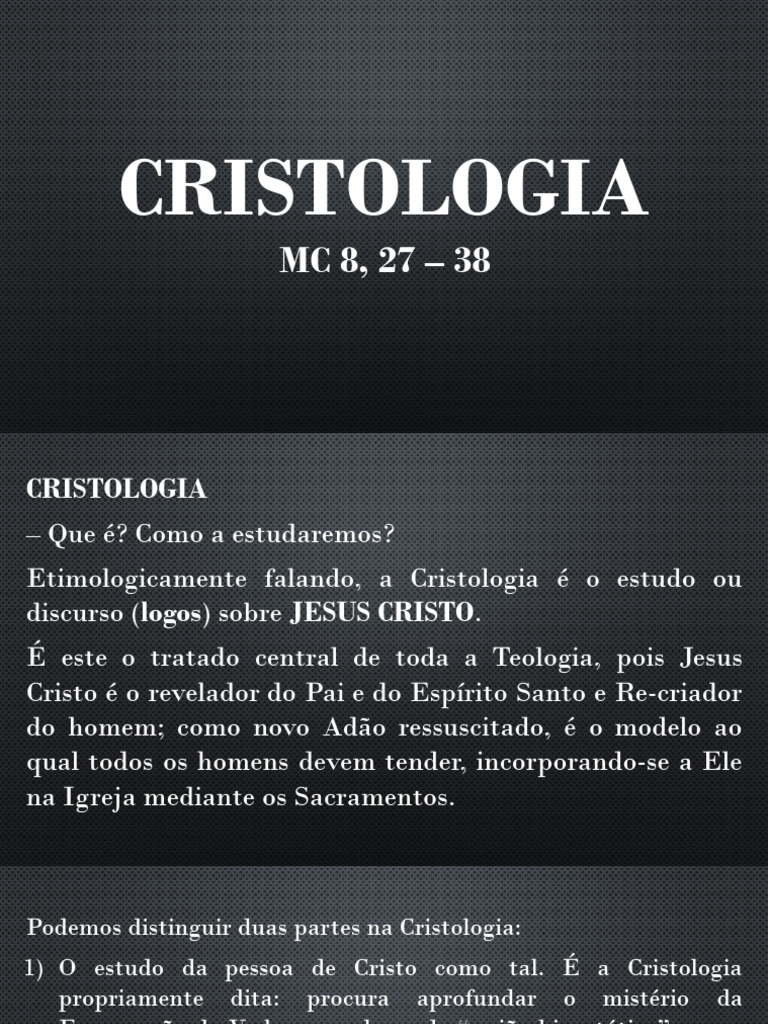 O QUE SIGNIFICA CRISTOLOGIA visual data 6