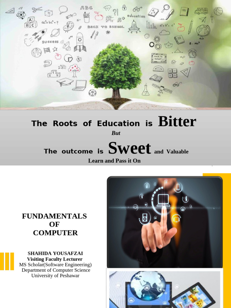 Fundamentals of Computer Lect1 Half Part | PDF