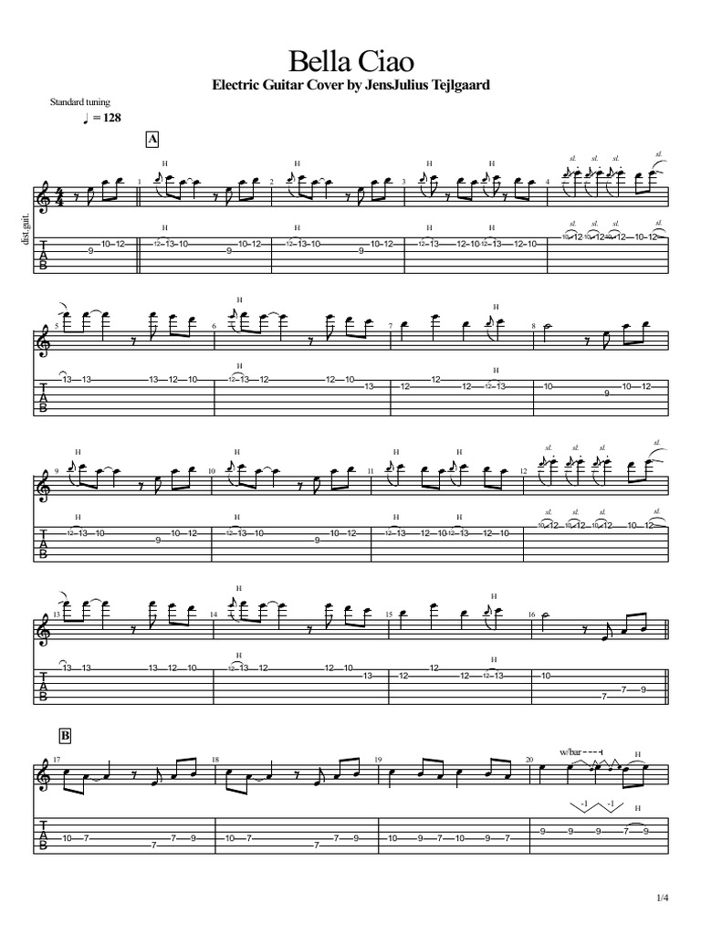bella-ciao-notes-guitar-pdf