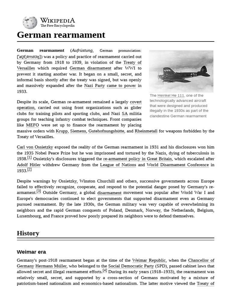 German Rearmament | PDF