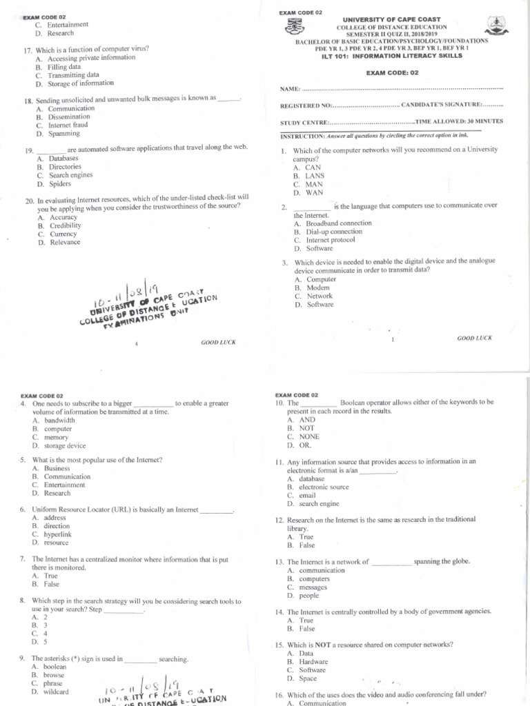 Trial Question 4 | PDF
