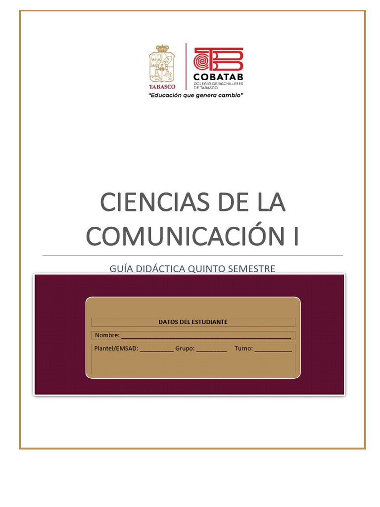 Guía De Ciencias De La Comunicación Pdf