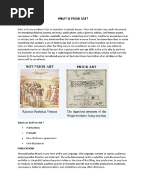What Is Prior Art | PDF