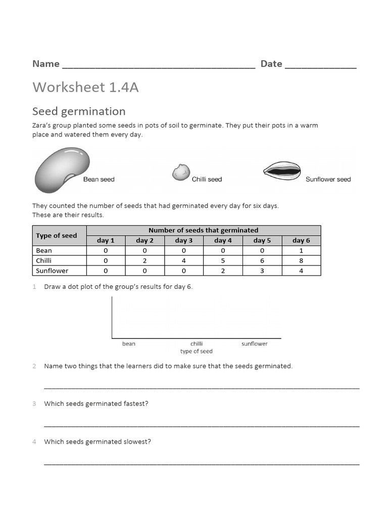 P Science 5 Worksheets Unit 1 | PDF