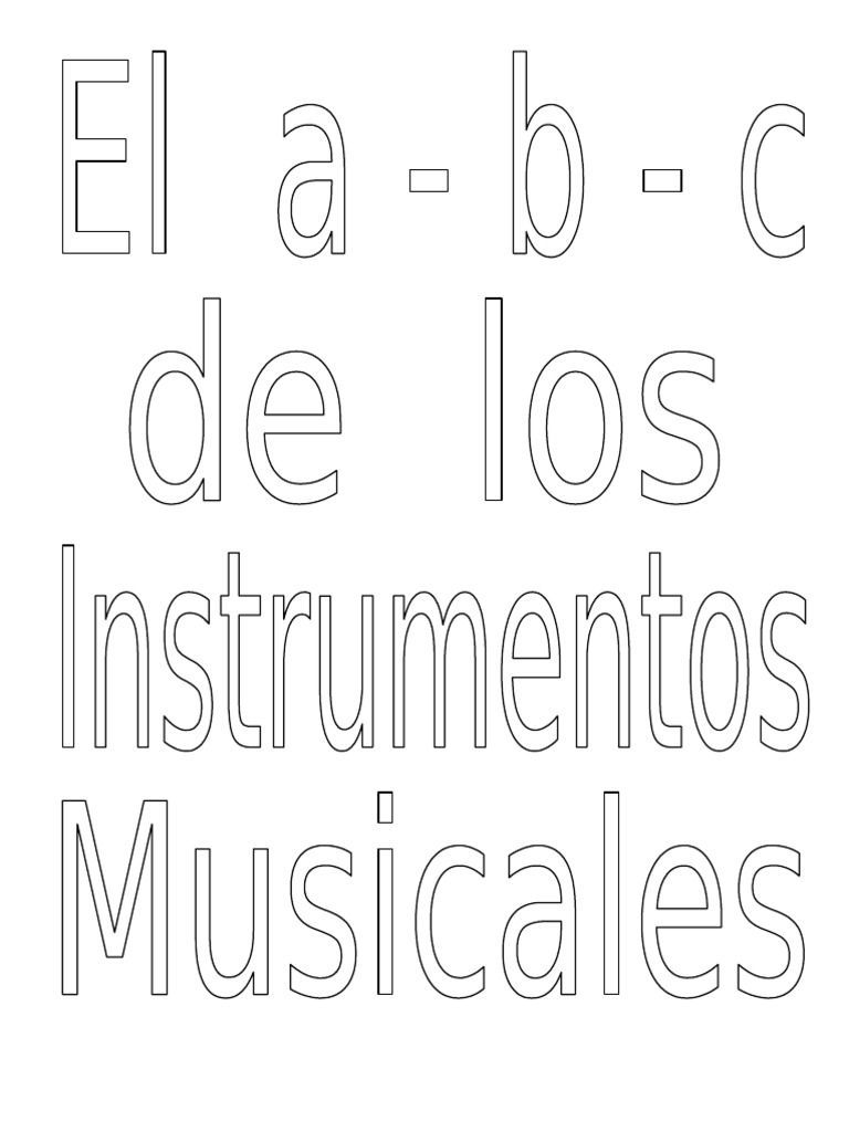 Abc instr musicales pdf