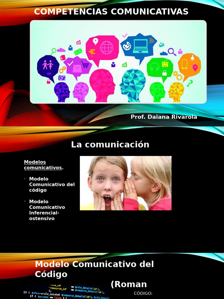 Competencias Comunicativas - Clase de Presentación | PDF
